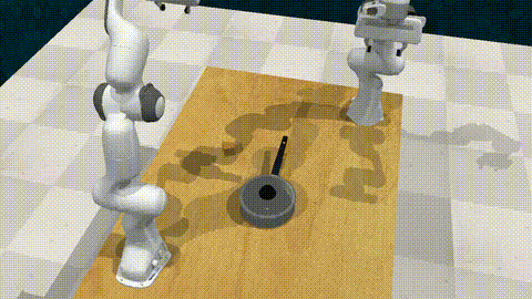 Putting on the saucepan